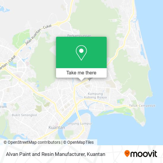 Alvan Paint and Resin Manufacturer map
