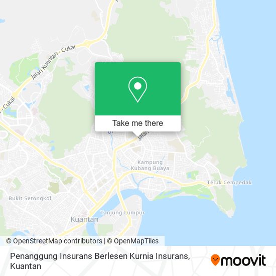 Penanggung Insurans Berlesen Kurnia Insurans map