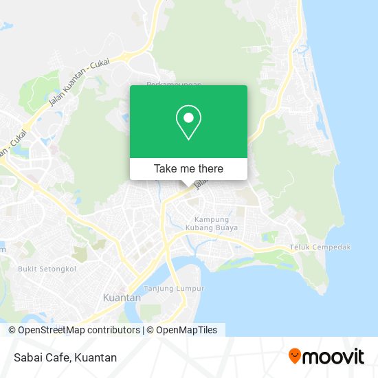 Sabai Cafe map