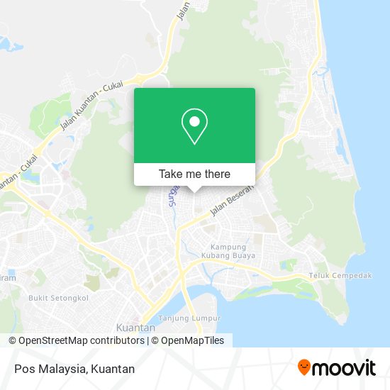 Pos Malaysia map