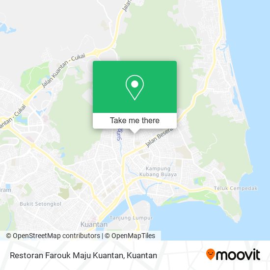 Restoran Farouk Maju Kuantan map