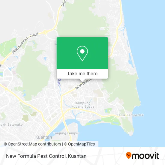 New Formula Pest Control map