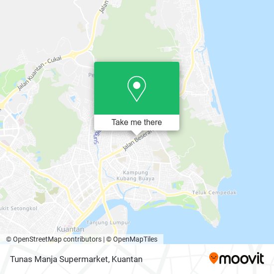 Tunas Manja Supermarket map