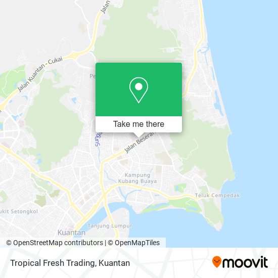 Tropical Fresh Trading map