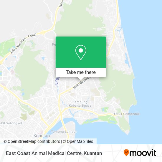 East Coast Animal Medical Centre map