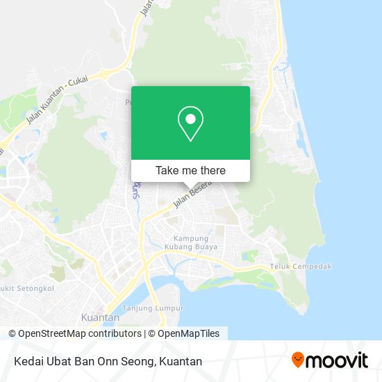 Peta Kedai Ubat Ban Onn Seong