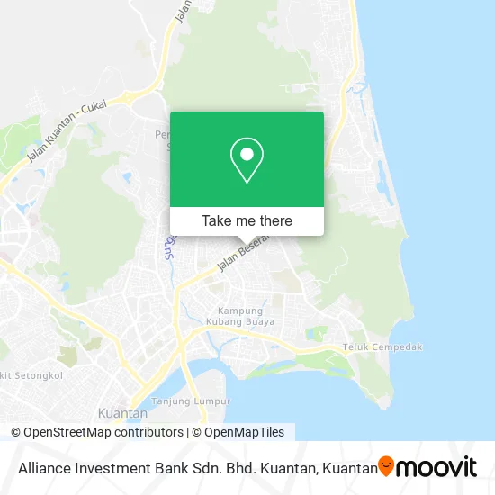 Alliance Investment Bank Sdn. Bhd. Kuantan map