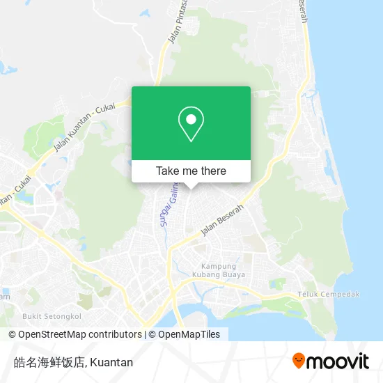 皓名海鲜饭店 map