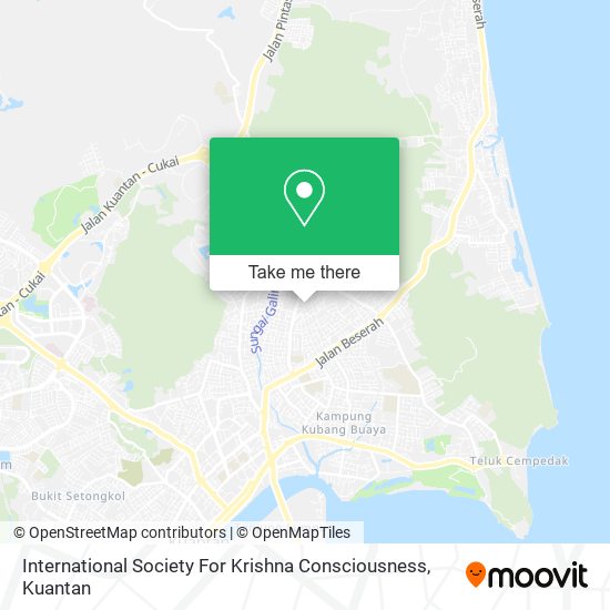 International Society For Krishna Consciousness map