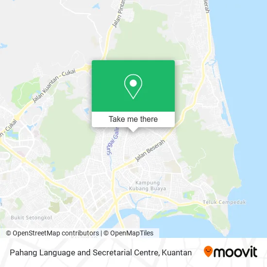 Pahang Language and Secretarial Centre map