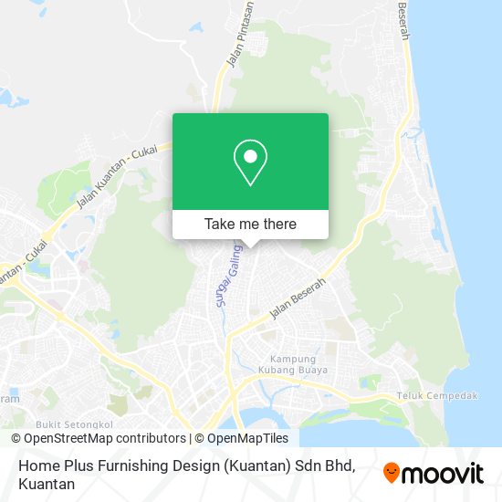 Peta Home Plus Furnishing Design (Kuantan) Sdn Bhd