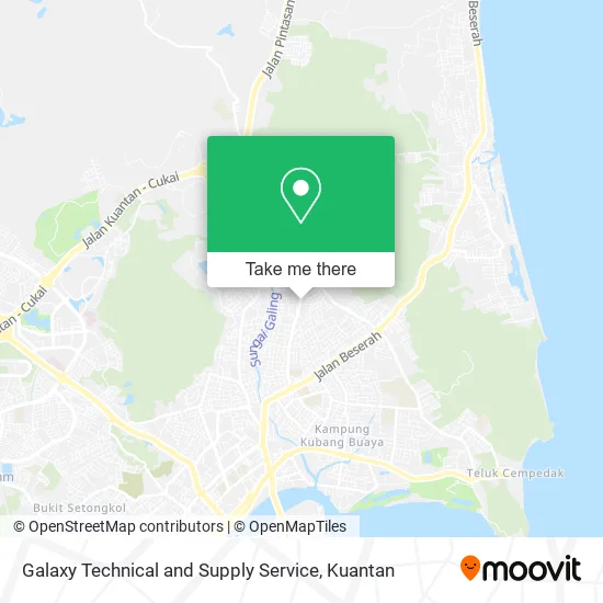 Galaxy Technical and Supply Service map