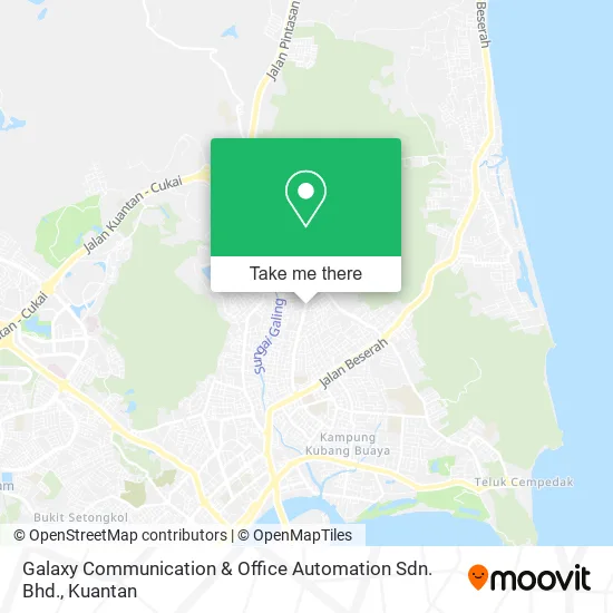 Galaxy Communication & Office Automation Sdn. Bhd. map