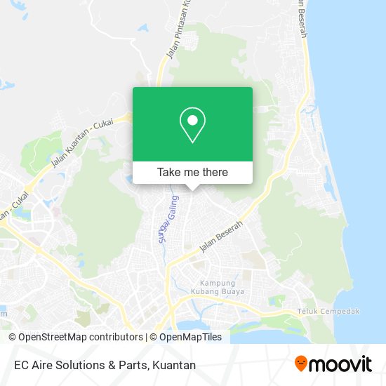 EC Aire Solutions & Parts map