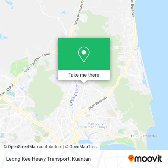 Leong Kee Heavy Transport map