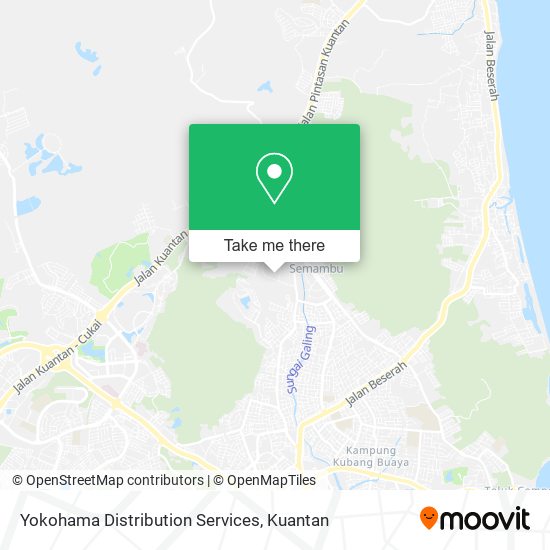 Yokohama Distribution Services map