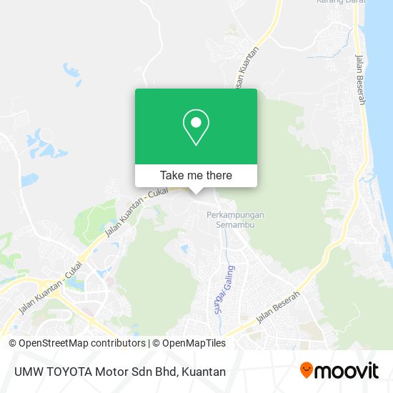Peta UMW TOYOTA Motor Sdn Bhd