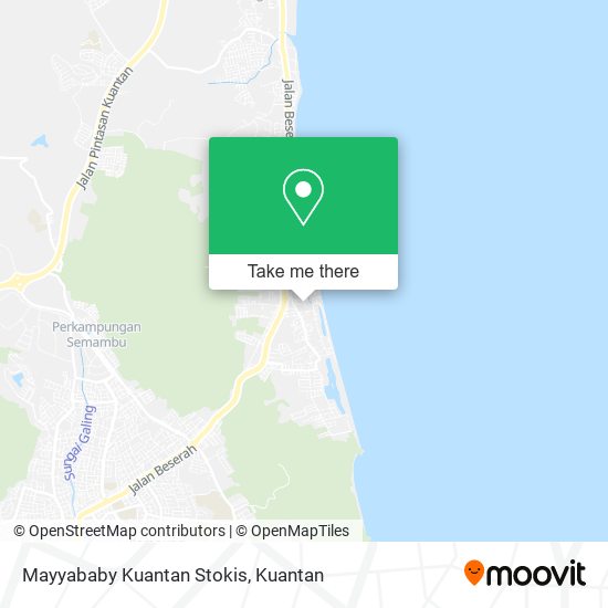 Mayyababy Kuantan Stokis map