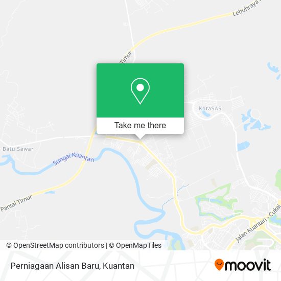 Perniagaan Alisan Baru map