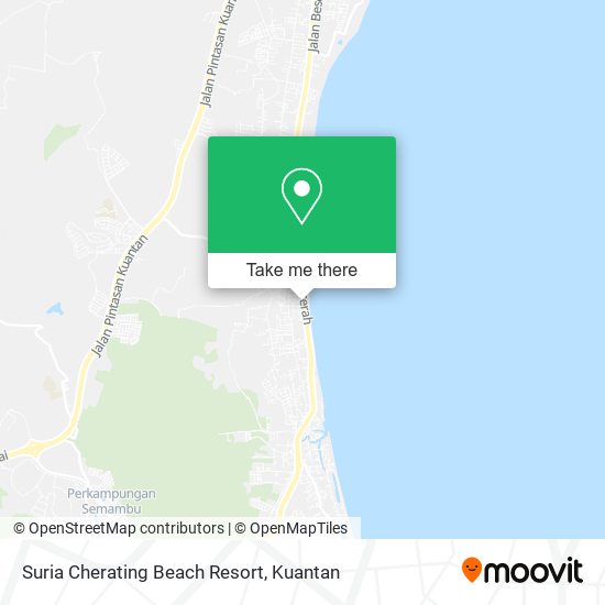 Suria Cherating Beach Resort map