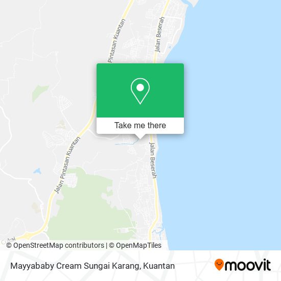 Mayyababy Cream Sungai Karang map