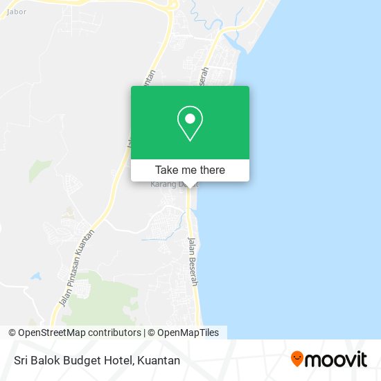 Sri Balok Budget Hotel map