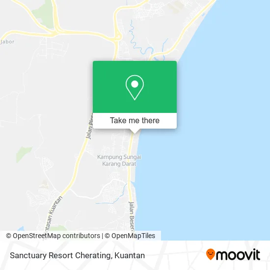 Sanctuary Resort Cherating map