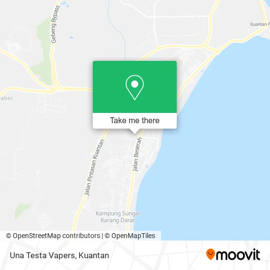 Una Testa Vapers map