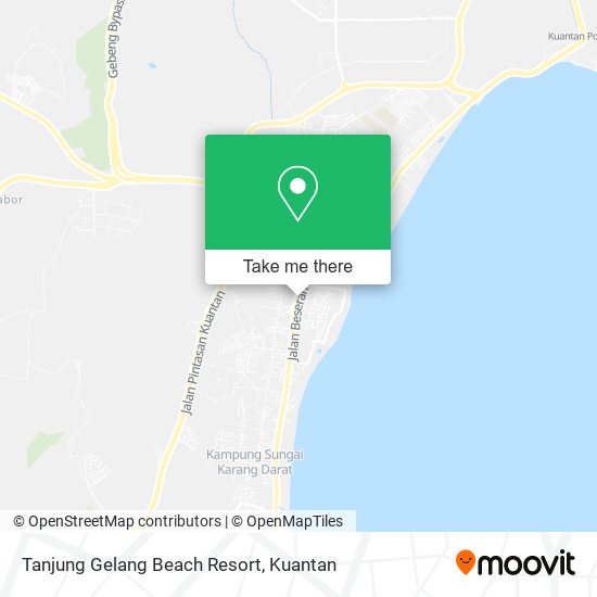 Tanjung Gelang Beach Resort map