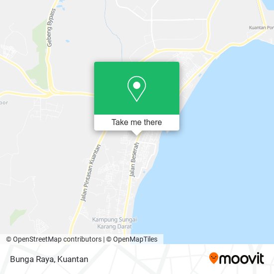 Bunga Raya map