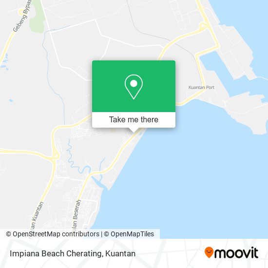 Impiana Beach Cherating map
