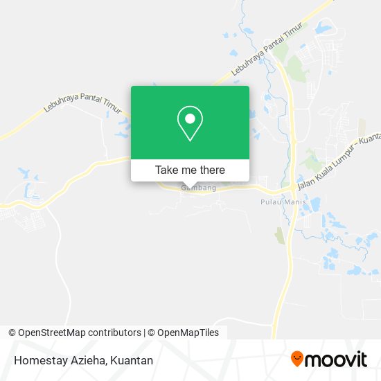 Homestay Azieha map