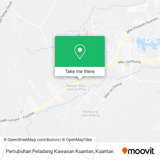 Pertubuhan Peladang Kawasan Kuantan map