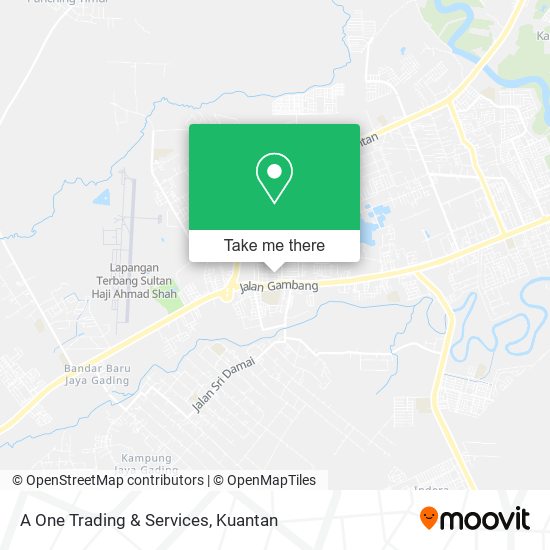 A One Trading & Services map
