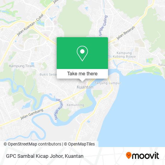 GPC Sambal Kicap Johor map