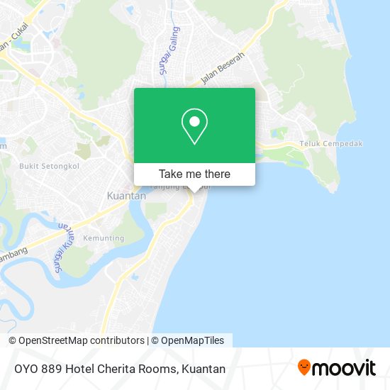 OYO 889 Hotel Cherita Rooms map