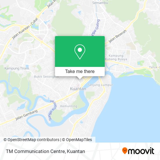 TM Communication Centre map