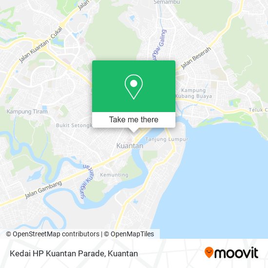 Kedai HP Kuantan Parade map