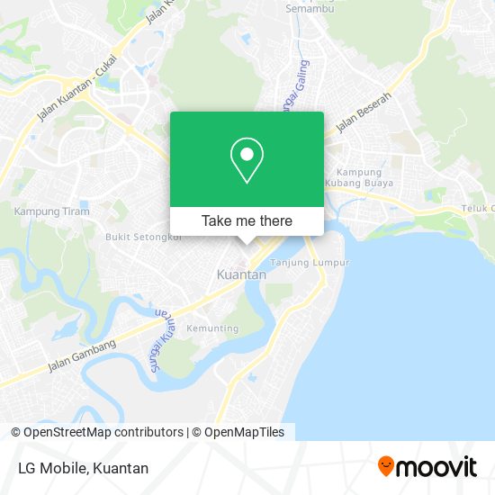 LG Mobile map