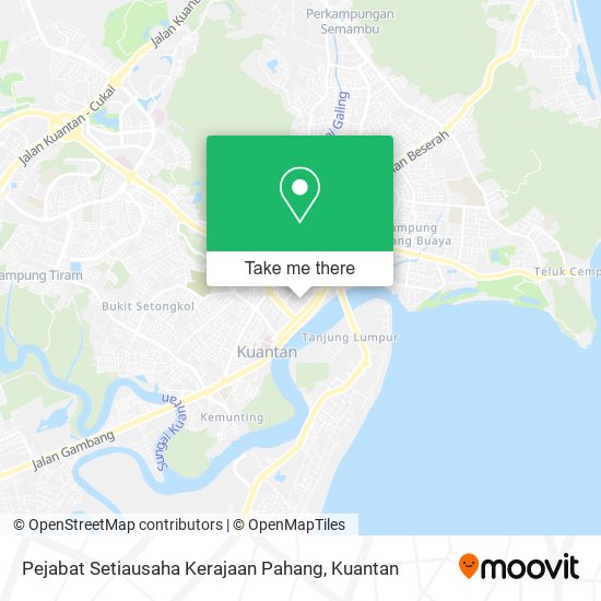 Pejabat Setiausaha Kerajaan Pahang map