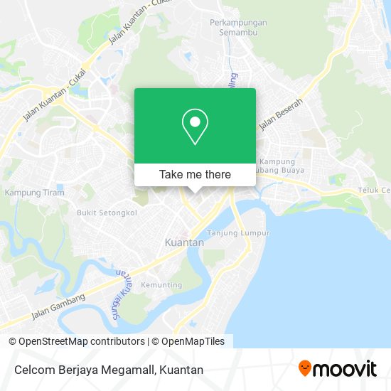 Celcom Berjaya Megamall map