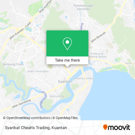 Syarikat Cheah's Trading map