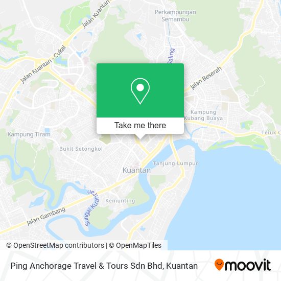 Ping Anchorage Travel & Tours Sdn Bhd map