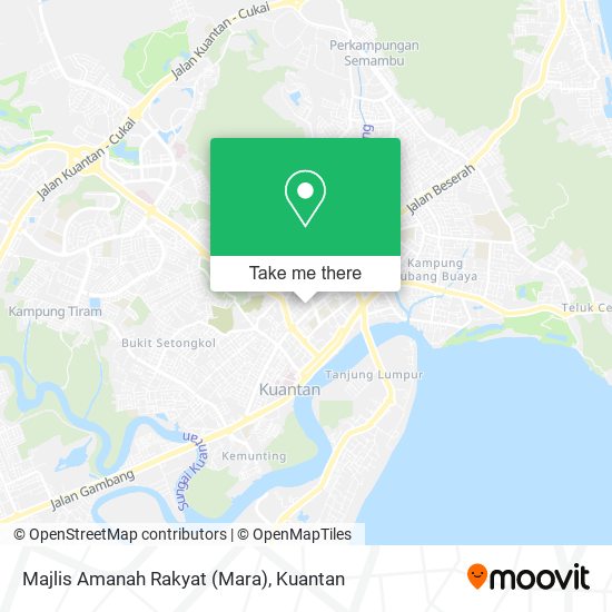 Majlis Amanah Rakyat (Mara) map