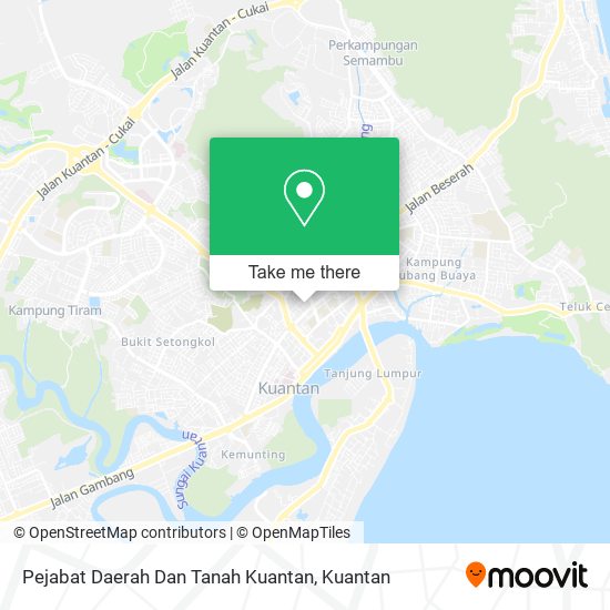 Pejabat Daerah Dan Tanah Kuantan map