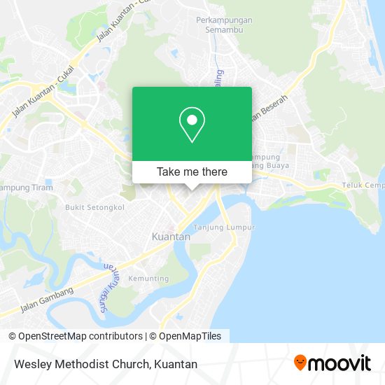 Wesley Methodist Church map
