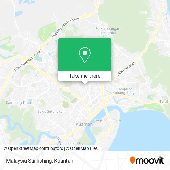 Malaysia Sailfishing map