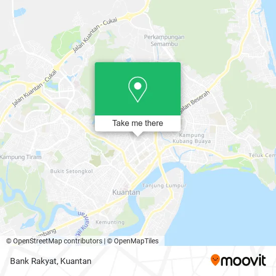 Bank Rakyat map