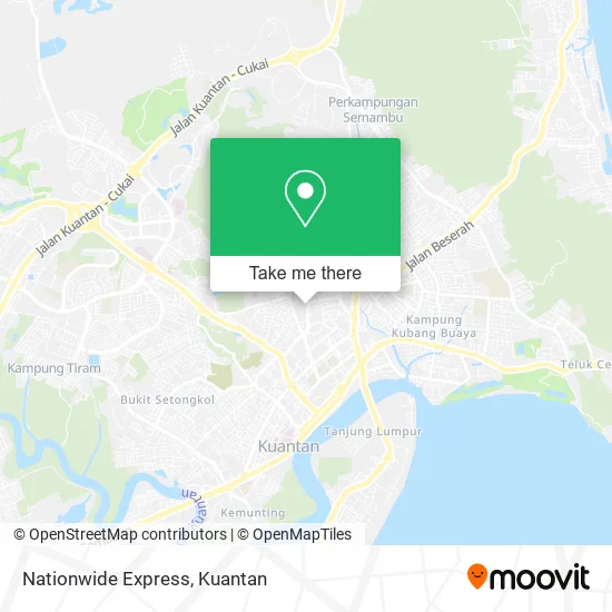 Nationwide Express map