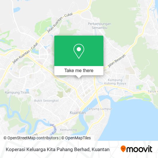 Koperasi Keluarga Kita Pahang Berhad map